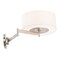 Dweled Chelsea 23in LED Swing Arm Wall Light 3000K in Brushed Nickel BL-830 - alternate 3